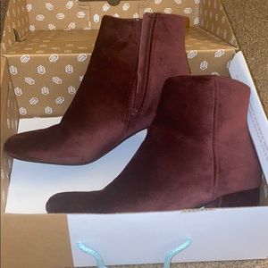 Maroon boots